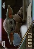2023 Topps Chrome Star Wars Journey of Grogu Refractor #JG-11 Grogu in Class Official Franchise Trading Card (Scan Streaks Not On the Card)
