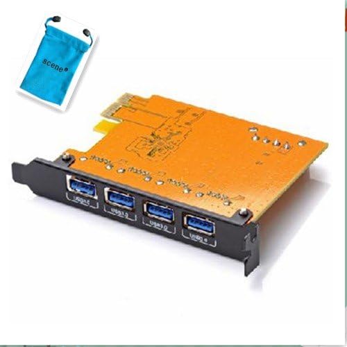 Scene Orico Pfu3-2p/4p Desktop 2/4 Port Usb3.0 Pci-express Card with PCI Bracket for Mac/windows