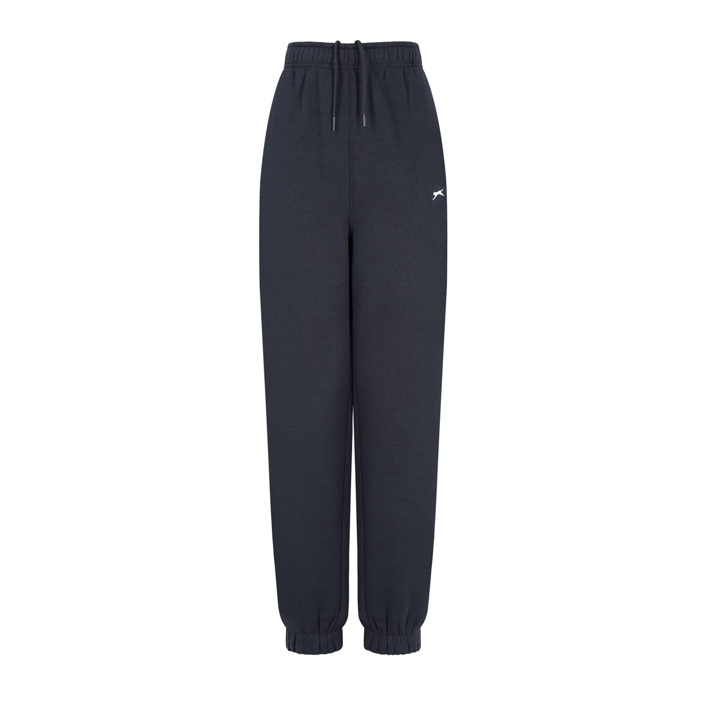 Slazenger Womens Closed Hem Fleece Pants Bottoms Navy S