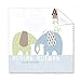 Splash Elephant Blue Green Rain Cleaning Cloth Phone Screen Glasses Cleaner 5pcs
