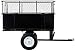 CLP Remolque Basculante I Remolque con Enganche Universal + 30 cm de...