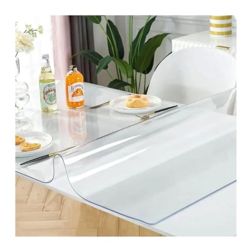 Nappe transparente finies les taches de café grâce au protecteur de table en PVC