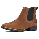 【Premium-Materialien】Hergestellt aus hochwertigem vollnarbigem 1,8 mm dickem Rindsleder, widerstehen die Cowboystiefel für Herren Verschleiß, bieten hervorragende Atmungsaktivität und sorgen für dauerhaften Komfort. Die hochelastischen Seitenteile bieten eine gute Passform um die Knöchel