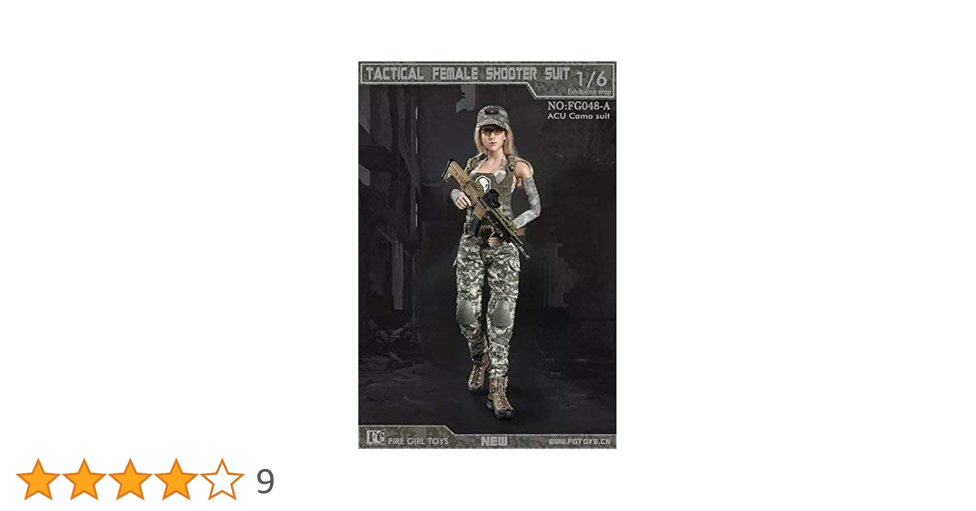 Amazon | Fire Girl 1/6 女性 迷彩 ベスト 帽子 袖 戦 闘靴 人形