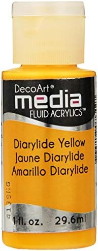 DecoArt Media Paint, Acrylic, Multi-Colour, 2.79x2.79x7.62 cm