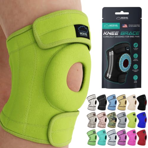 Image of Modvel ELITE Knee Brace for Men & Women - Patella Gel Pads & Side Stabilizers for ACL, Meniscus Tear, Arthritis & Injury Recovery - Maximum Support for Running, Sports & Joint Pain Relief