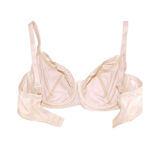 Image of Minimizer Bra with Underwire, Unlined Lace, Full Coverage