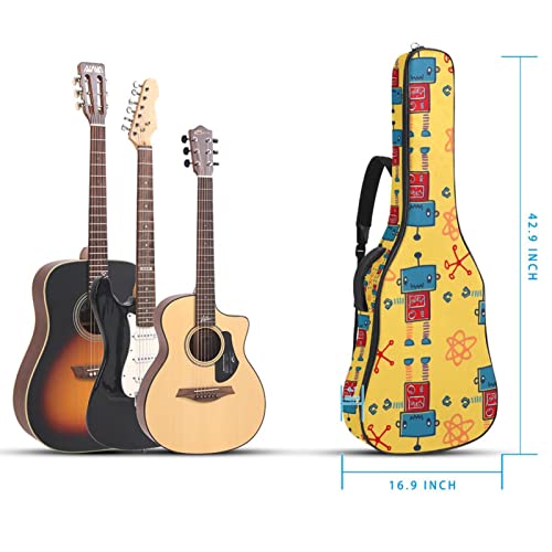 Housse de protection en éponge épaisse imperméable pour guitare acoustique électrique basse classique, Multicolore 09… - Les Beatles, Paul McCartney, John Lennon, RIngo Starr, George Harrison Housse de protection en éponge épaisse imperméable pour guitare acoustique électrique basse classique, Multicolore 09… – Image 6