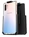 Encased Galaxy Note 10 Plus Belt Case - Ultra Slim Clear Back Cover with Holster Clip for Samsung Note 10+