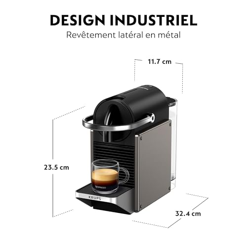 Nespresso Machine á café Krups Pixie Titane YY5290FD