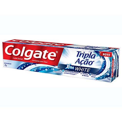 Creme Dental Colgate Tripla Ação Xtra White 70g