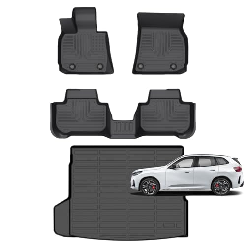 for BMW X3 Floor Mats 2025 2026,Car Mats for BMW X3 M50/30 xDrive All Weather Floor Mats Cargo Liner Anti-Slip Custom Fit for X3 2025 Accessories