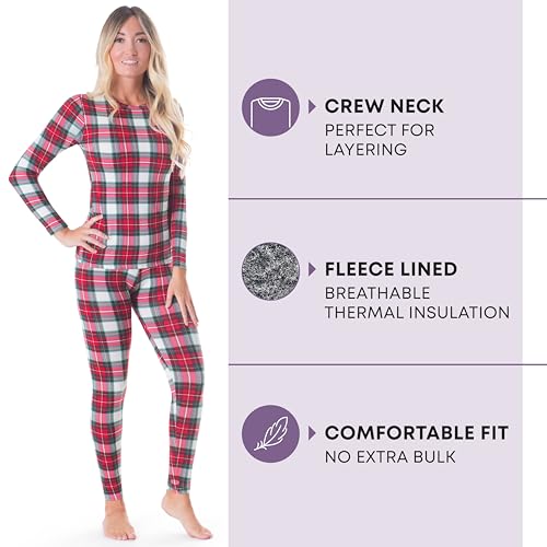 Image of Rocky Thermal Underwear For Women (Thermal Long Johns Set) Shirt & Pants, Base Layer w /Leggings /Bottoms Ski /Extreme Cold
