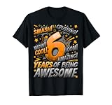 Photo Gallery 6 ° compleanno stile fumetto impressionante dal 2017 6 anno vecchio ragazzo maglietta Photo Gallery 6 ° compleanno stile fumetto impressionante dal 2017 6 anno vecchio ragazzo maglietta