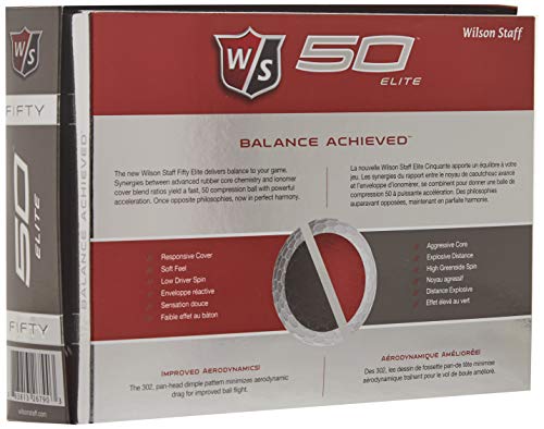 Wilson-Sporting-Goods-Co-WGWP17002-Pelota-de-Golf-12-Piezas-Pelotas-de-Golf-12-pcs-White