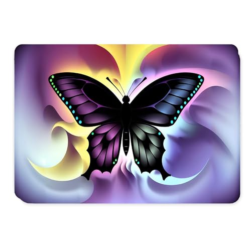Funda MacBook Air 13 resistente A2337 con tapa dura antiarañazos y mariposas 4