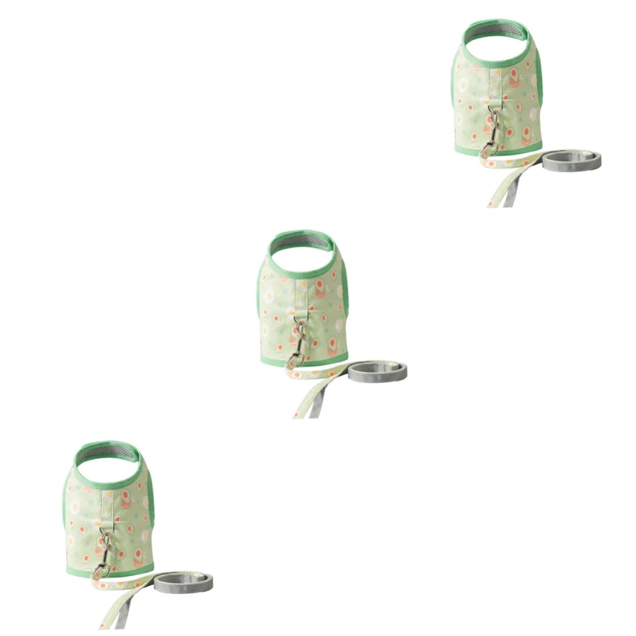 SUPVOX 3juegos Arnés De para Gatos con Chaleco Transpirable De Diseño De para Gatitos y Cachorros para Paseos y Actividades