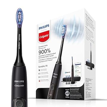 Colgate Escova De Dente Elétrica Philips Sonicpro 70 Recarregável Bivolt Tem 3 Refis E Um Estojo Para Viagem