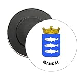 AIMANT ROND. BOUCLIER MANDAL AGDER NORVÈGE