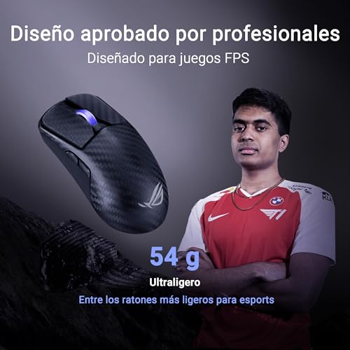 Ratón ROG Harpe Ace Extreme inalámbrico de 47g para evitar la fatiga en sesiones largas 3