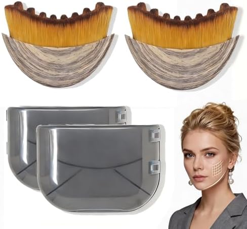 New Lymphatic Contour Face Brush - Dry Brushing Face Massager for...