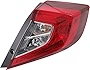 Evan-Fischer Tail Light Assembly Compatible with 2016-2018 Honda Civic Outer Sedan Passenger Side
