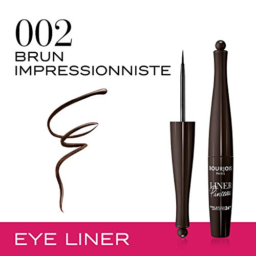 Eyeliner Bourjois Liner Pinceau anticuartatiras color marrón 002 2