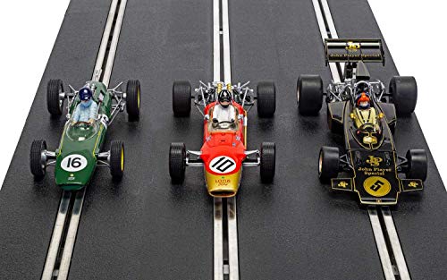 Scalextric C4184A Het genie van Colin Chapman - Lotus F1 Triple Pack Cars - Single Seater Racer