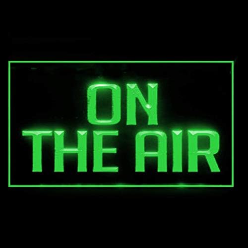 140119 Podcasting Live Joyful Microphone On The Air Display LED Light Neon Sign