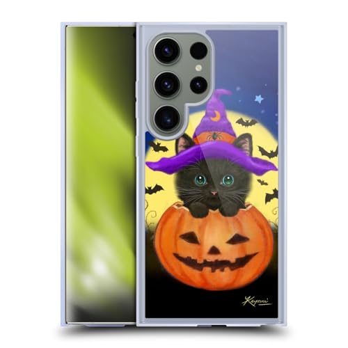 Coque MagSafe Samsung S24 Ultra antichoc avec motif chat Halloween