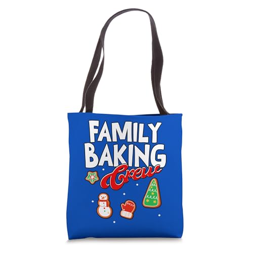 Family Baking Crew Christmas Cookies Fun Matching Group Tote Bag