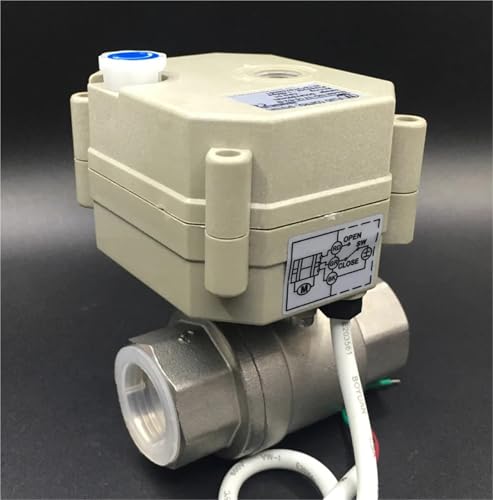 Vanne électrique 3/4 motorisée DC12V avec indicateur pour couper l'eau manuellement - 3