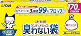 ライオン ウンチもオシッコも臭わない袋 170枚 防臭 猫用 3日間99%ブロック ニオイをとる砂 LION PET image