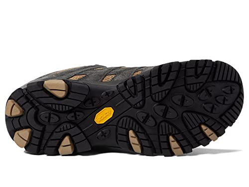 Merrell Merrell® Moab 3 Mid Waterproof Shoes for Men – Mesh Structure – Cushioned Footbed – Flexible Footbed Butternut/Beluga 12 M