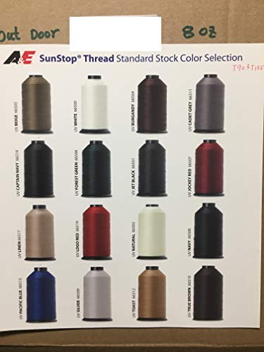 Hilo de poliéster bonded A&E Outdoor Tex 135 Sunstop 1350Y miniatura 2