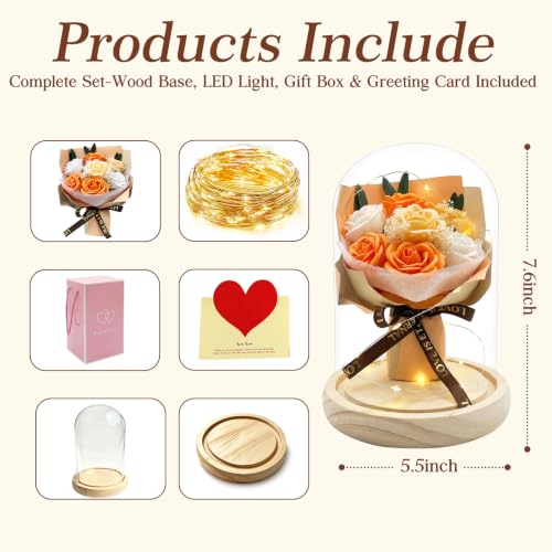 Forever Roses Birthday Gifts for Mom Women Girlfriend Wife and Grandma - Image 2
