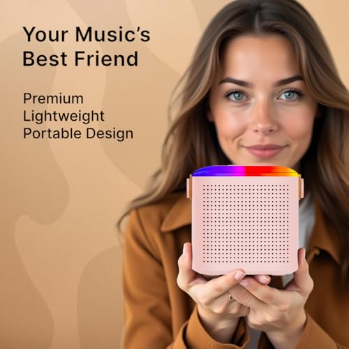 pTron Newly Launched Fusion Tunes 10W Mini Bluetooth Speaker, Wireless Karaoke Mic, 8Hrs Playtime, Vivid RGB Lights, Voice Effects, Multi-Play... - Image 6