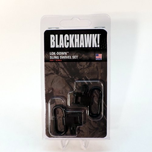 BLACKHAWK LOK-DOWN Sling Swivel - 1-Inch, Blue