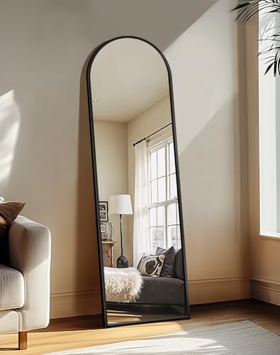 Delma Arched Full Length Mirror – Modern Minimalist Home Accent - Image 6