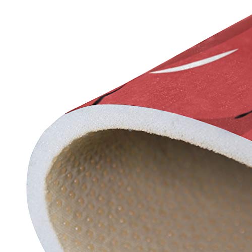 Orediy - Tappeto morbido Pop Art per lingua e