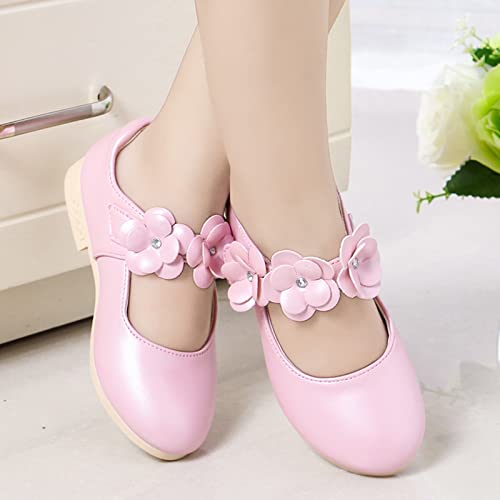 Toddler Girls Athletic Shoes Children Shoes White Leather Shoes Bowknot Girls Shoes Single Shoes New for Girls4