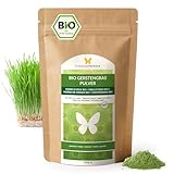 500g de poudre d'herbe d'orge BIO d'ALLEMAGNE, qualité crue, à partir de jeunes herbes, sans additifs, pour smoothies verts
