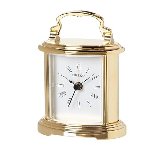 SEIKO Peyton Desk Clock, Gold