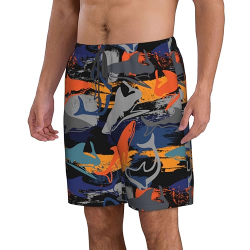 Cheetah Aesthetic Men's Swim Trunks Beach Shorts Quick Dry Hawaiian Swimming with Pockets2