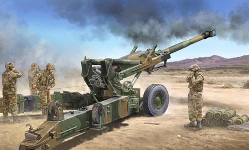 Trumpeter 02306 canon US M198 155mm Howitzer Early Version haute précision en plastique