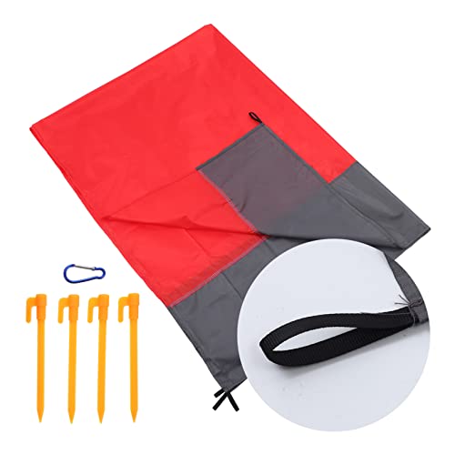 INOOMP 4 conjuntos de tapete de praia sem areia cobertor de piquenique cobertor de bolso cobertor de