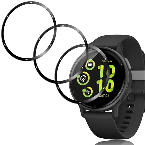 Nutmeg�y3���Z�b�g�zGARMIN vivoactive5 �p �t�B���� PET������ vivoactive 5 �ی�t�B���� �����ߗ� �����^ �S�ʕی� �ϏՌ� �_�炩�� �����x�^�b�` ��U�h�~ �����z�� �C�A�Ȃ� �ȒP�\��t��