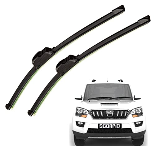 Image of Auto Hub Car Wiper Blades Compatibility With Mahindra Scorpio New - Set of 2 Pcs (D-20,P-20)