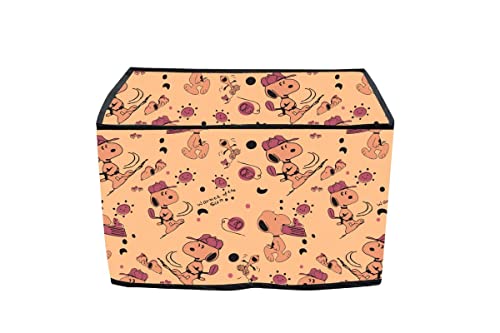 Image of Printer Cover for HP 1005 Printer with Zipper for Dust Protection (Orange Dog)
