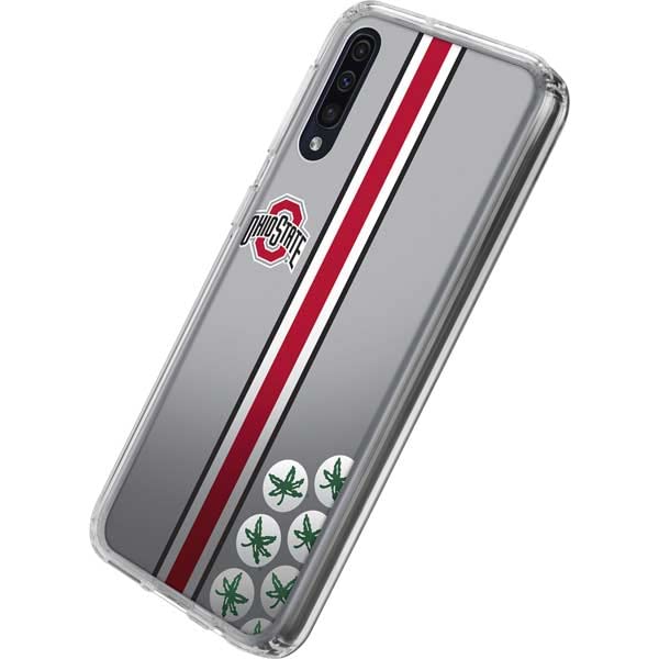 Skinit Clear Phone Case Compatible with Galaxy A50 - Officially Licensed Ohio State University Buckeyes Design